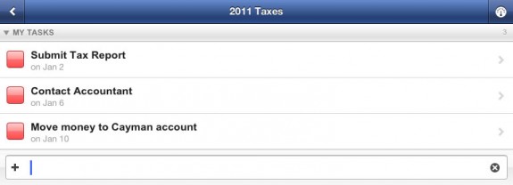 Flow Mobile QuickTask Data Entry