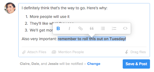 Inline Text Editing