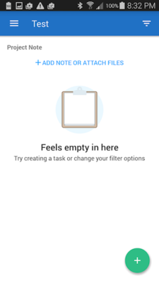 Creating projects in Flow for Android
