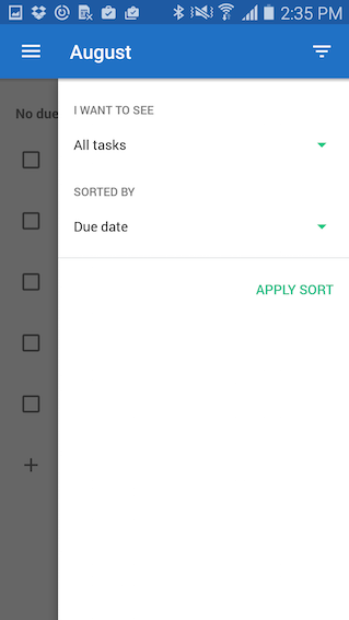Creating projects in Flow for Android