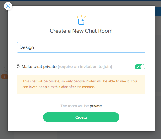 Room create chat The Easiest